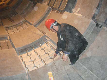 朝鮮回轉窯澆注項目